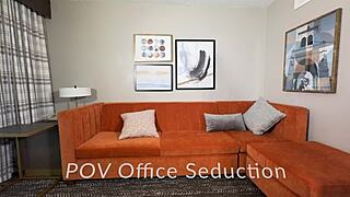 interracial lesbian coworkers get taken hard by their boss in group action