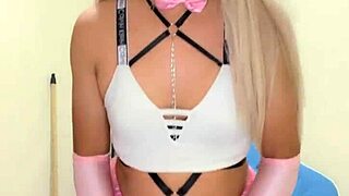 wanna taste this sexy schoolgirl tranny's thick creamy load straight from her cock?