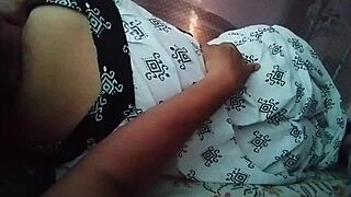 sleeping desi wife mou's huge ass fully exposed while she rests 🍑😴