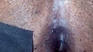 angry black wife rips clothes and straps husband's asshole wide open