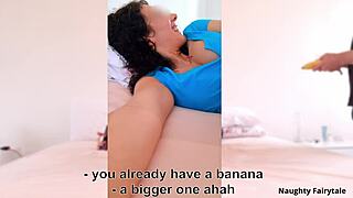 Spanking Slut Stepdaughter's Big Ass And Tits Makes Her Drip Wet For Rough Punishment
