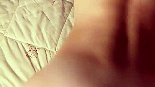 naughty brunette babe rides cock then takes anal creampie close up
