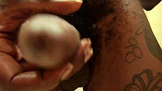 hey have you seen hallelujah johnson jerking that huge bbc monster cock like a total slut whore