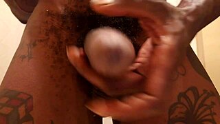 hey have you seen hallelujah johnson jerking that huge bbc monster cock like a total slut whore