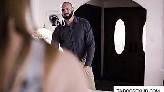 skinny teen takes uncle's fat cock deep in innocent fuck session