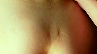 naughty brunette babe rides cock then takes anal creampie close up