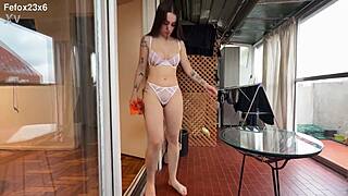 Lingerie Try-On Explodes Into Full Cock Cowgirl Ride!