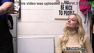 housewife cougar CAUGHT at office FINGERING pussy with STOLEN DILDO toys voyeur style