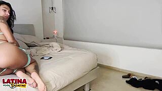 thick latina's huge booty asshole stretched n gaped wide by bwc in casting 😲🍑