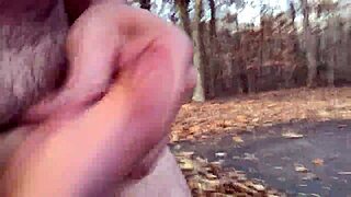 Clitlicker662 flashes pussy outdoors in forest then masturbates to sloppy orgasm publicly uncensored