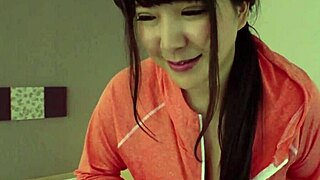 japanese busty model's wardrobe change caught on hidden cam