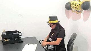 Hot Nurse Plugs Latina Milf Ass For Horny Hospital Anal Office Play