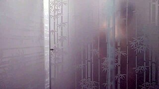 i remove my friend's towel so she strips naked i admire her and convince her for lesbian sex