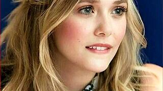 sizzling hot elizabeth olsen stars in steamy celebrity jerk-off contest game