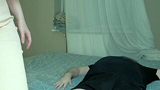 Stepson it's hot stepmom drops panties sucks your cock