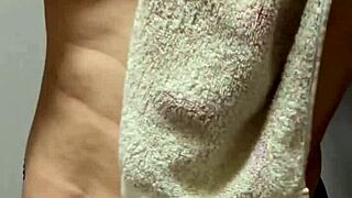 Beautiful Busty Married Woman Nude Pre-Sex Nipples Washed Clean