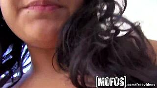 Miya's Smoking Blowjob Deepthroats Bent Over Doggystyle Brunette Shaved Piercing Tattoo
