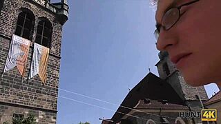 babe trades vacation dreams for cash sex with stranger