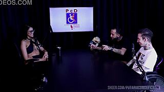 Watch Bia Hot's naughty interview full of fun on Porn Cast Brazil part 2