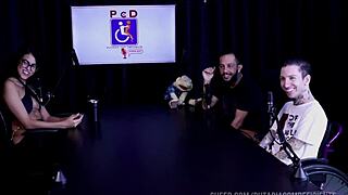 Watch Bia Hot's naughty interview full of fun on Porn Cast Brazil part 2