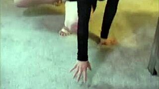 Cute Hotwife ScarlettRaven Strips Teases Creampie Doggystyle Closeup