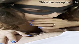 pov of the hot married brazilian secretary fucking boss for raise in office