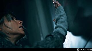 vampire milf with huge tits dominates puck turns veronica leal into humiliated sex slave with facesitting