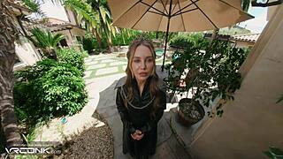 vr conk's sexy cersei lannister bangs hard in game of thrones cosplay parody part 3