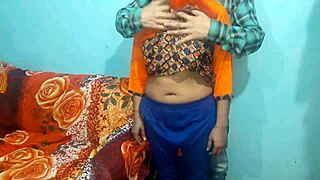 Teacher calls student home and traps him for anal pounding. Big ass chubby Indian milf won't let go
