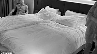 cuckold husband watches hotwife mmf threesome blonde milf big fake tits blown fucked doggystyle by stranger