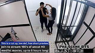 Nurse mia's tight pussy wrecked by patient while brother watches pov