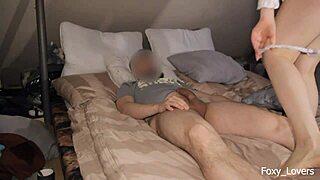 Horny Amateur Couple Starts Fucking. Big Cock Pounds Petite Girlfriend's Tight Pussy Hard.
