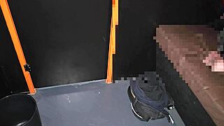 Curvy Brazilian BBW milf housewife rocks swingers house with huge cock while leaving cuckold husband watching gloryhole group