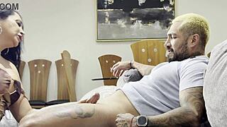 Mexican lawyer samantha aka galidiva in homemade interracial bedroom scene