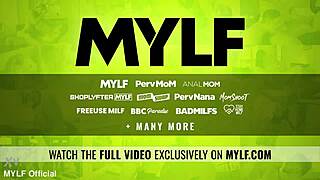 Sydney's pregnant milf mommy chokes on monster cock