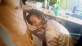 bend over in black pants, white satin panties, fuck me doggystyle pov dirty french rimjob
