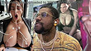 Asian Big Tits CEO Feels Overwhelmed Getting Cum Covered Slut Pussy Fucked Hard!