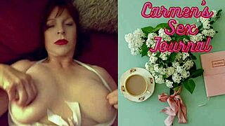 Granny carmen moans from double cock drilling
