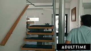 lexi luna tricked into wild cowgirl ride on stepson cock after glasses mishap!