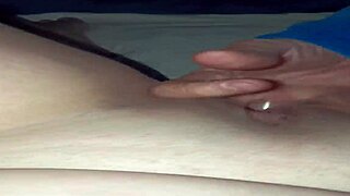 this spanish housewife flashes her tight pussy gets fingered till she squirts passionately
