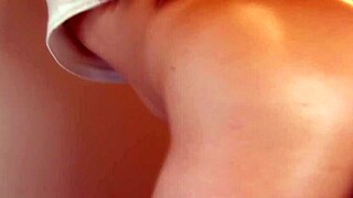 Stepdaughter Lures Voyeur Stepdad into Bent-Over Doggy Ravaging