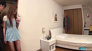 why's this big tit asian bitch smiling through her rough dicking