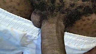 hey neighbor watch this hairy black guy stroke his hard indoor dick