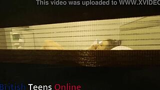 Heart pounding as you secretly watch your curvy british neighbour fingering her huge natural tits to orgasm