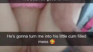 i can't believe this cheating milf wife gets bred creampied on snapchat over and over in this hot compilation