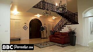 hey ever wonder how lingerie milf takes big black cock turn?