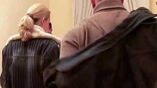 A cute blonde model reveals her perfect wet pussy up close.