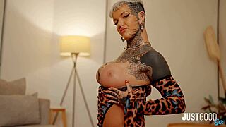 stefani marz skips tattoos for NEW DICK always welcome in her tight pussy good rough sex