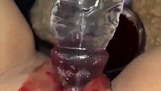 CRAZIEST FOOD MASTURBATION by hot arabian snowwhite stepsis in LA kinky extreme fetish.