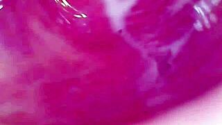 Camera Buried Deep in Dripping Wet Pussy Captures Explosive Orgasm